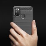 TECH-PROTECT TPUCARBON crna maskica za Samsung GALAXY M21 - Slika 7