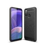 TECH-PROTECT TPUCARBON crna maskica za Samsung GALAXY M21