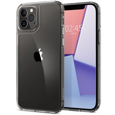 4 SPIGEN QUARTZ HYBRID zaštita za iPHONE 12/12 PRO (CRYSTAL CLEAR) - Slika 1