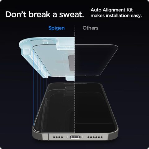 SPIGEN GLAS.TR ”EZ FIT” 2 komada za iPHONE 12 PRO MAX - Slika 2