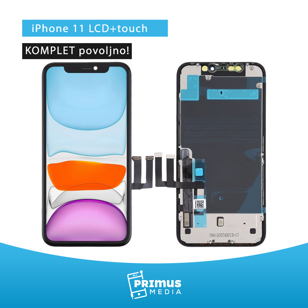 Promijeniti odjeću Oprema za dječje igralište porculan  iPhone 11 LCD ekran display touch screen (KOMPLET) - Primus Media