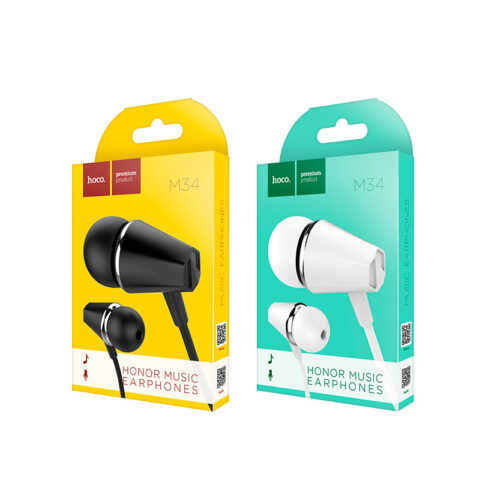 2 HOCO M34 Honor White slušalice sa mikrofonom handsfree (bijele) - Slika 2
