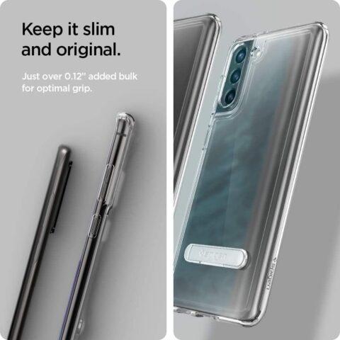 2 SPIGEN ULTRA HYBRID ”S” zaštita za Samsung GALAXY S21+ PLUS (CRYSTAL CLEAR) - Slika 3