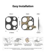 RINGKE CAMERA STYLING zaštita za kameru iPHONE 12 PRO MAX (SILVER) - Slika 5