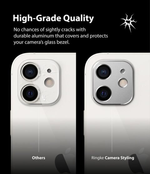 RINGKE CAMERA STYLING zaštita za kameru iPHONE 12 MINI (SILVER) - Slika 5