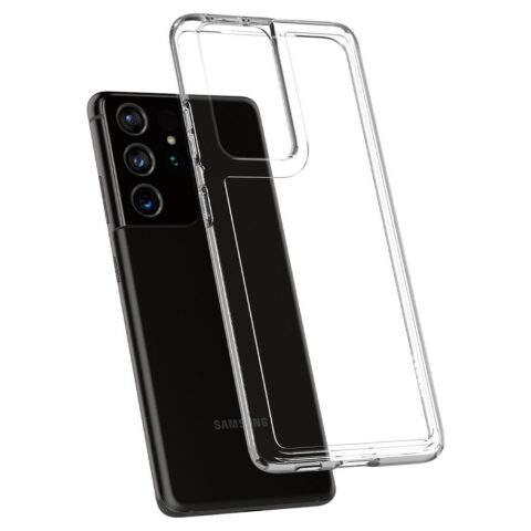 5 SPIGEN ULTRA HYBRID zaštita za Samsung GALAXY S21 ULTRA (CRYSTAL CLEAR) - Slika 6