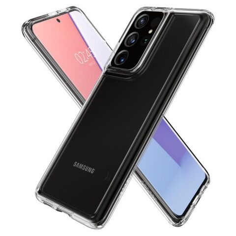 6 SPIGEN ULTRA HYBRID zaštita za Samsung GALAXY S21 ULTRA (CRYSTAL CLEAR) - Slika 7