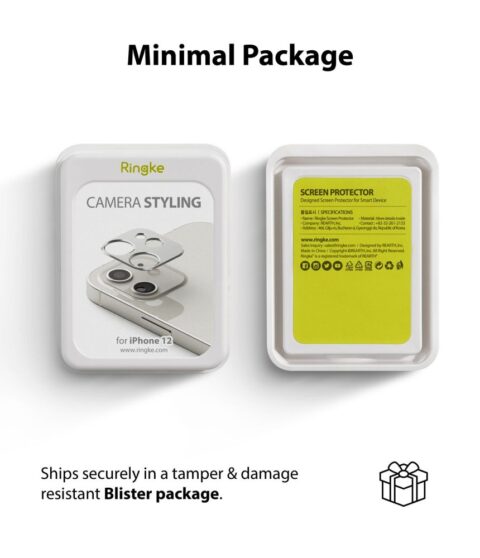 RINGKE CAMERA STYLING zaštita za kameru iPHONE 12 MINI (SILVER) - Slika 9
