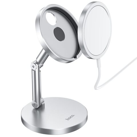 3 HOCO PH39 STAND aluminijski stalak APPLE MAGSAFE (SILVER) - Slika 4