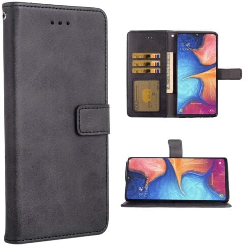 7 Samsung A21E preklopna book torbica CRNA - Slika 1