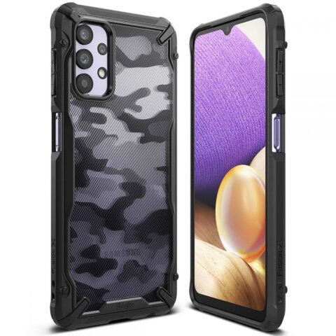 1 RINGKE FUSION X zaštita za Samsung GALAXY A32 5G (CAMO BLACK) - Slika 1