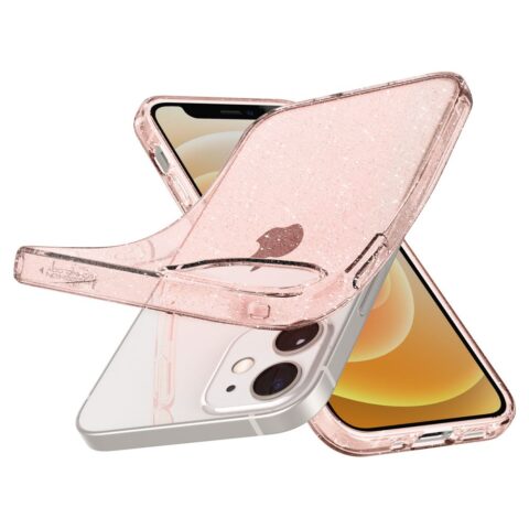 SPIGEN LIQUID CRYSTAL zaštita za iPHONE 12 MINI (GLITTER ROSE) - Slika 10