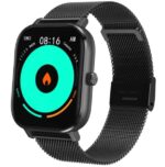 Smartwatch Fitness Tracker pametni sat "Athletic" Black Milanese
