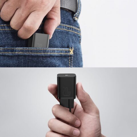 BASEUS SUPER SI brzi punjač PD20W + LIGHTNING kabel (komplet) - Slika 4