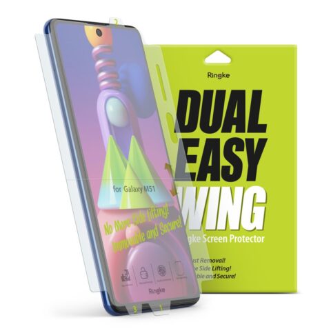 1 RINGKE DUAL EASY 2x zaštitne folije za Samsung Galaxy M51 - Slika 1