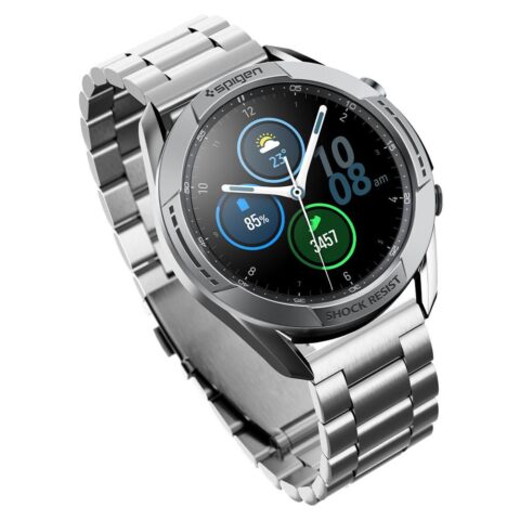 Zaštitno kućište Spigen "Chrono Shield" za Samsung Galaxy Watch 3 45mm - silver - Slika 7