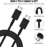 Originalni zidni punjač i USB-C kabel Samsung EP-T4510XBEGEU s PD standardom punjenja 45W (orig. pakiranje) - Slika 2