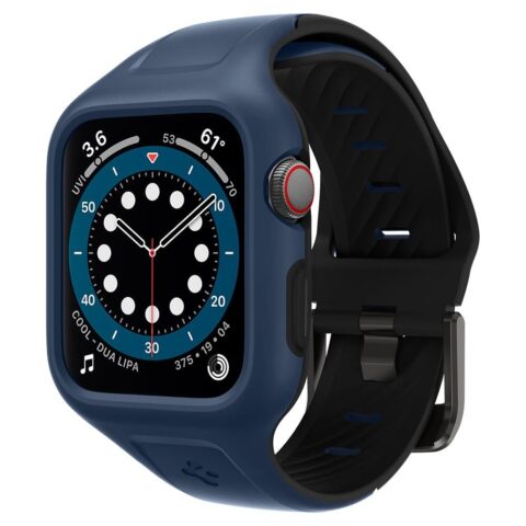 SPIGEN LIQUID AIR ”PRO” sportska narukvica za APPLE WATCH 4/5/6/SE (44mm) tamno plava - Slika 1