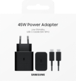 Originalni zidni punjač i USB-C kabel Samsung EP-T4511XBEGEU s PD standardom punjenja 45W (orig. pakiranje)