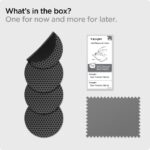 4x Matte Spigen AirSkin Shield hidrogel film za Apple AirTag (KARBON) - Slika 14