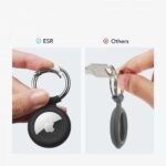 2x ESR CLOUD APPLE AIRTAG zaštite (CRNA i CRNA) - Slika 2