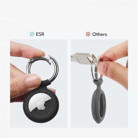 2x ESR CLOUD APPLE AIRTAG zaštite (CRNA i CRNA) - Slika 2