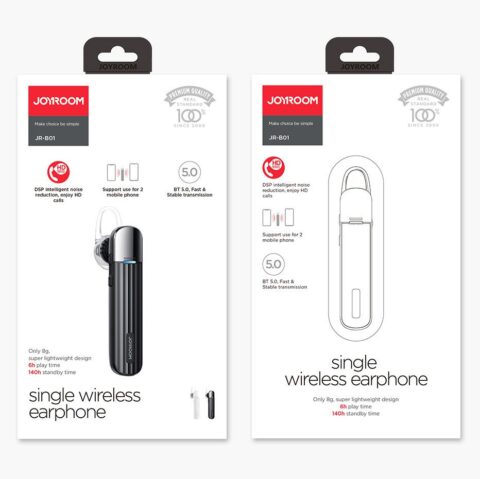 Joyroom slušalice Bluetooth 5.0 za automobil (JR-B01) (bijela) - Slika 6