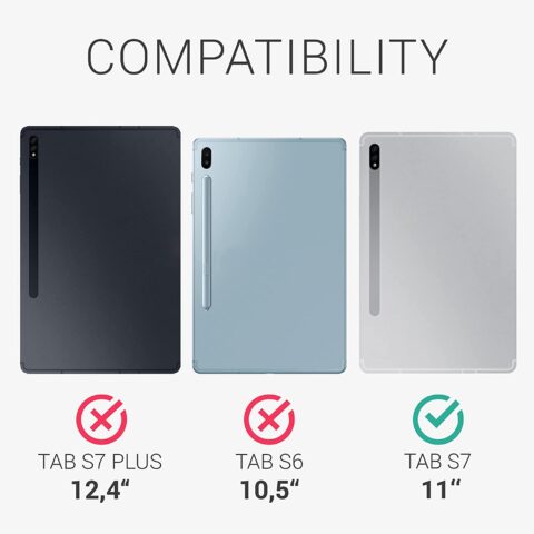12 TPU gel zaštitna maskica za Samsung Galaxy Tab S7 11'' (crna) - Slika 3