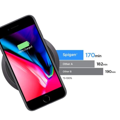 7 SPIGEN F308W brzi bežični punjač za iPhone i druge uređaje - Slika 8