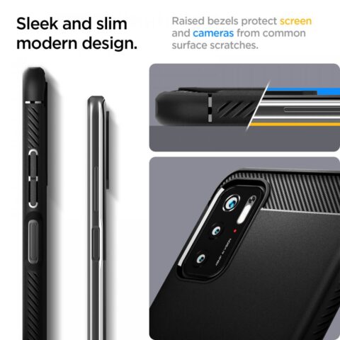 SPIGEN RUGGED ARMOR za XIAOMI POCO M3 PRO 5G / REDMI NOTE 10 5G - Slika 12