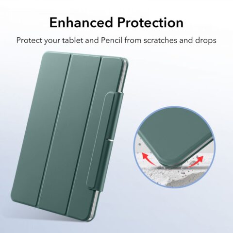 12 ESR REBOUND MAGNETIC zaštita za iPAD PRO 12.9 2020 / 2021 (FOREST GREEN) - Slika 6