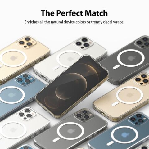 8 Ringke Fusion magnetic Magsafe za iPHONE 12 / 12 PRO (MATTE CLEAR) - Slika 9