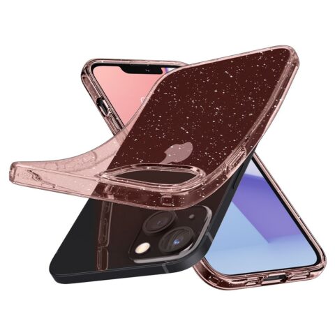 SPIGEN LIQUID CRYSTAL zaštita za iPHONE 13 MINI (rose glitter) - Slika 6