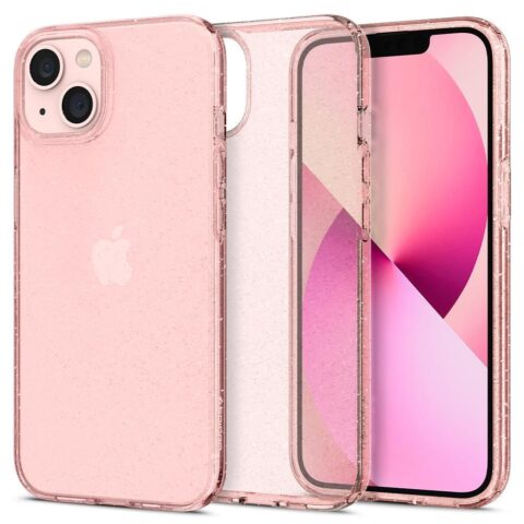 SPIGEN LIQUID CRYSTAL zaštita za iPHONE 13 MINI (rose glitter) - Slika 2