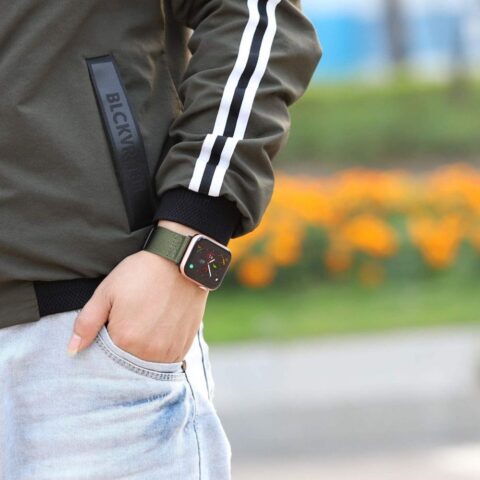 TECH-PROTECT SCOUT narukvica APPLE WATCH 4 / 5 / 6 / 7 / SE (42 / 44 / 45mm) crna - Slika 5