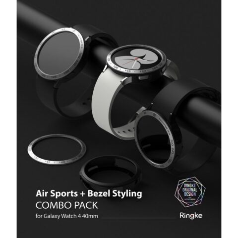 12 RINGKE AIR & BEZEL STYLING zaštita za GALAXY WATCH 4 40 mm (silver) - Slika 7
