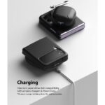 RINGKE SLIM ultra tanka zaštitna maskica Samsung GALAXY Z FLIP 3 (crna) - Slika 4