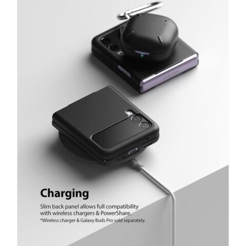 RINGKE SLIM ultra tanka zaštitna maskica Samsung GALAXY Z FLIP 3 (crna) - Slika 4