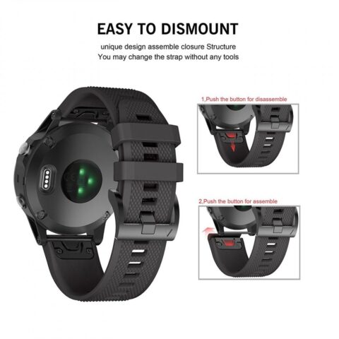 TECH-PROTECT SMOOTH narukvica za GARMIN FENIX 3/5X/3HR/5X PLUS/6X/6X PRO/7X - Slika 3