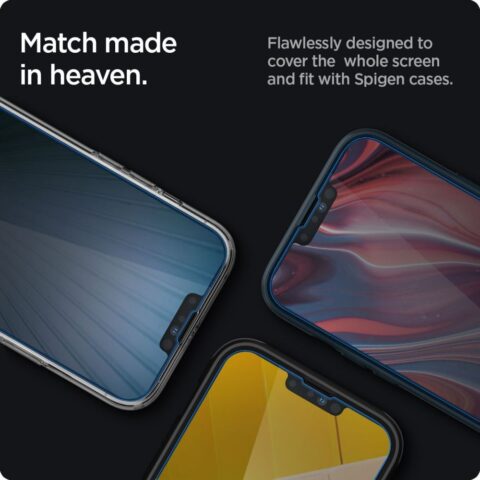 SPIGEN GLASS.TR kaljeno staklo za iPHONE 13 PRO MAX (PRIVACY) - Slika 5