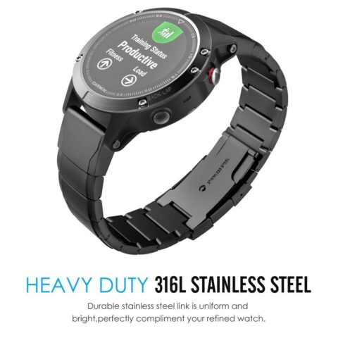 5 TECH-PROTECT STEELBAND narukvica za GARMIN FENIX 5/6/6 PRO/7 - Slika 7