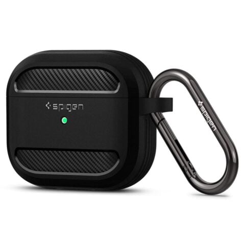 6 SPIGEN RUGGED ARMOR zaštita za Apple AIRPODS 3 (MATTE CRNA) - Slika 6