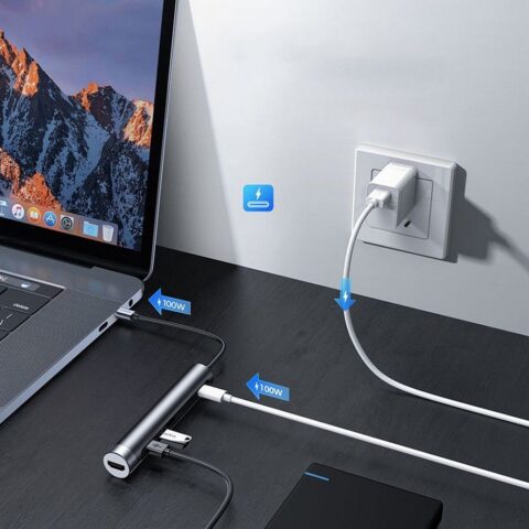 9 JOYROOM S-H112 TIP-C univerzalni ADAPTER USB 7 u 1 - Slika 2