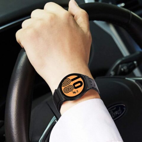 1 TECH-PROTECT NYLON narukvica za SAMSUNG GALAXY WATCH 4 40/42/44/46 mm (PEARL PINK) - Slika 2