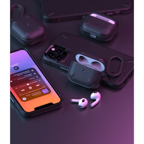 5 RINGKE ONYX zaštita za APPLE AIRPODS 3 (crni) - Slika 6