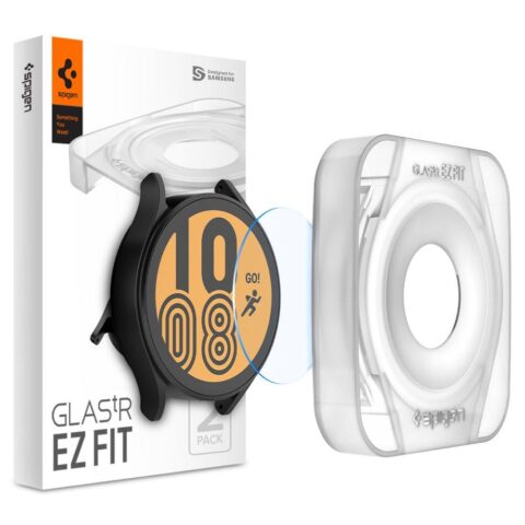 2x SPIGEN GLAS.TR ”EZ FIT” kaljena stakla za SAMSUNG GALAXY WATCH 4 44mm - Slika 1