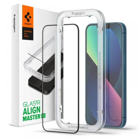 SPIGEN ALM GLASS FC kaljeno staklo za iPHONE 13 MINI - Slika 1