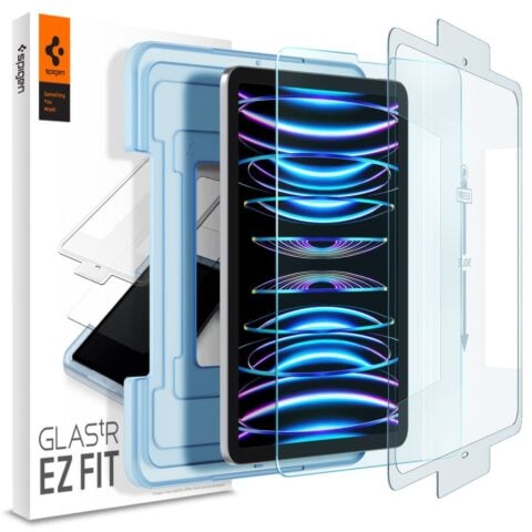 SPIGEN GLAS.TR ”EZ”FIT kaljeno staklo za iPAD AIR 10.9” 4 / 5 / 2020-2022 / PRO 11” 2 / 3 / 4 / 2020-2022 sa aplikatorom - Slika 1