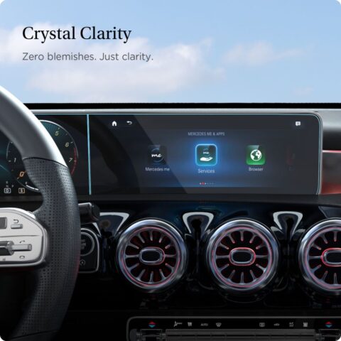 4 SPIGEN GLAS.TR ”EZ FIT” kaljeno staklo za MERCEDES A-CLASS 2020/2021 - Slika 5