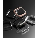 RINGKE SLIM 2-komada zaštite za APPLE WATCH 7 (45mm) CLEAR & DARK CHROME - Slika 7
